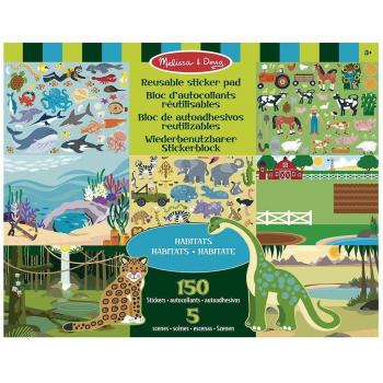 Melissa & Doug Reusable Sticker Pad - Habitats