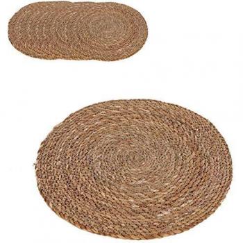Privilege 85525 Salvamanteles Redondo de Mimbre, Wood