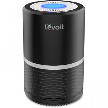 Levoit Purificador de Aire para Hogar con Filtro HEPA y Carbón Activado, Libre de Ozono, 3 Velocidades, Luz Nocturna, Capturar Alergias, Polen, Humo, Olor y Caspas de Mascota, Hasta 20 m², LV-H132
