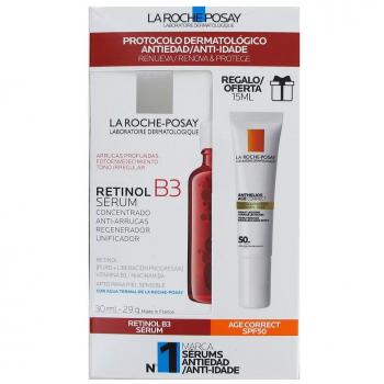 La Roche Posay Retinol B3 serum 30ml +Age Correct SPF50 15ml