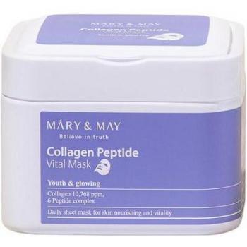 Mary & May Collagen Peptide Vital Mask Pack 30 Sheets