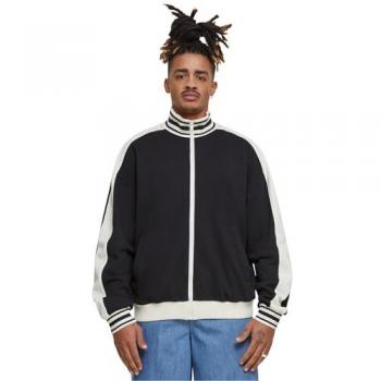 Chaqueta Retro de Chándal Urban Classics para Hombre - Negro - Tallas S a L