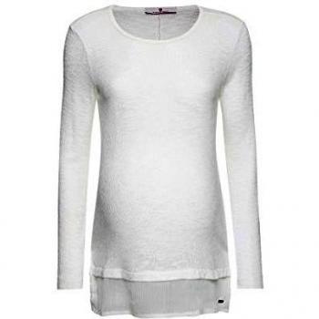 bellybutton T-Shirt 1/1 Arm, Camiseta de Manchas Largas Premamá para Mujer, Grau