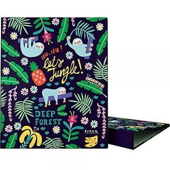 Grafoplás 88142635. Carpeta de Anillas A4, 4 Anillas Mixtas 25mm, Colección Elena Corredoira, Jungle