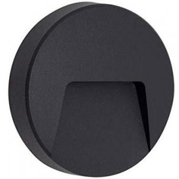 Aplique Exterior Redond 3w Levira Gris Oscuro Fabrilamp