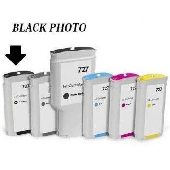 HPB3P23A - Cartucho de tinta negro foto compatible con HP Designjet T1500, T2500 y T920 de 130 ml (727)