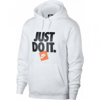 Nike M NSW JDI Hoodie Po FLC Sudadera, Hombre, White, 2XL