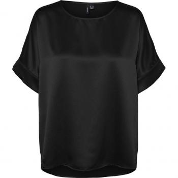 Vero Moda Merle Satin Round Neck Blouse for Women