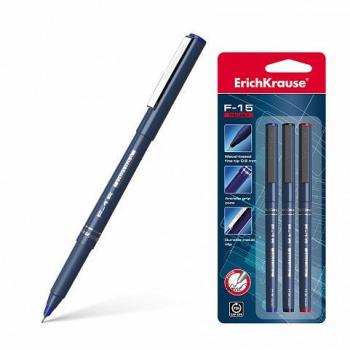 Bolígrafo de trazo fino ErichKrause F-15 - Azul