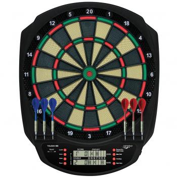 Diana Electrónica Carromco Toledo 301 - Juego de Dardos con 43 Juegos y 320 Variantes, Alimentación a Pilas