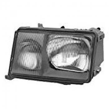 Faro Delantero H4+H3 Izquierdo Van Wezel para Mercedes Clase E W124 (1989-1993)