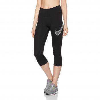 Nike W Nk Dry Cpri Flex Dfc Gpx Ti Mallas, Mujer, Negro
