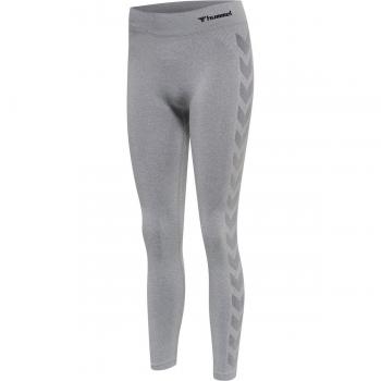 Hummel Women's Mid Waist Seamless Leggings Grey M