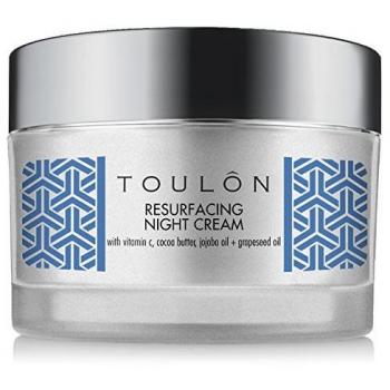 Night Creme for Women; Natural Face Moisturiser for Dry Skin & Mature Skin with Vitamin C, Cocoa Butter & Grapeseed Oil to Build Collagen, Reduce Wrinkles & Firm Neck and Decollete