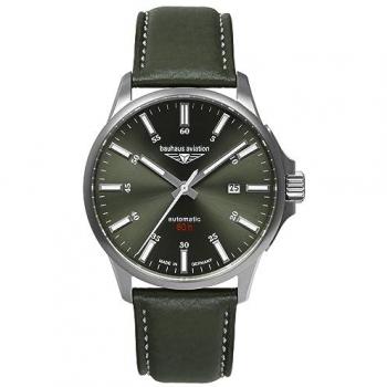 Bauhaus Aviation Men's Automatic Titanium Watch 2864-4 Green