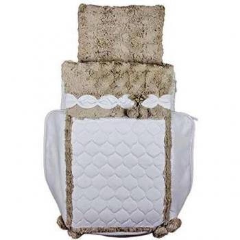 Saco para Capazo Rosy Fuentes - Saco para Bebé Universal - Saco tres usos - Funda para capazo de bebé-0-blanco camel