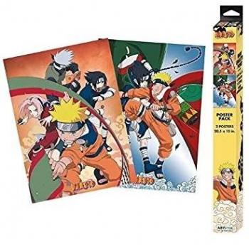 ABYstyle Naruto - Naruto vs Sasuke - Set 2 Posters '52x38'