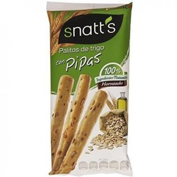 Snatt's - Palitos de trigo cin pipas - 62 g - , Pack de 6