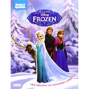 Frozen: Libro educativo con actividades y pegatinas