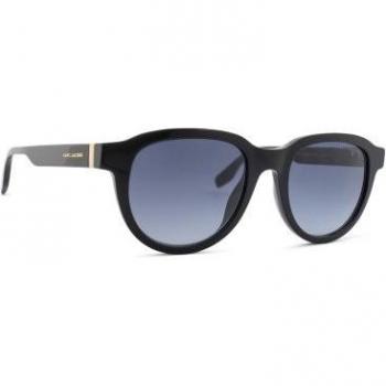 Marc Jacobs Unisex Round Sunglasses 684/S 807/9O - Black Plastic, Prescription or Non-Prescription, Online Try-On