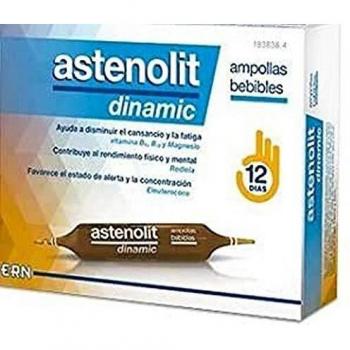 Astenolit Dinamic Ampollas Vitaminas 250 g, negro