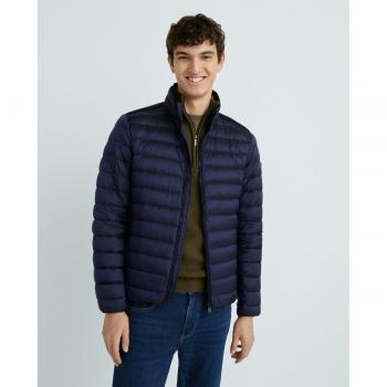 Chaqueta de Plumas Guess M1RL47 WDQ50 Azul Oscuro Ajuste Regular para Hombre