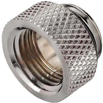 BitsPower Adapter G1/4 Pouces AG auf G1/4 Pouces IG - silber gl√§nzen