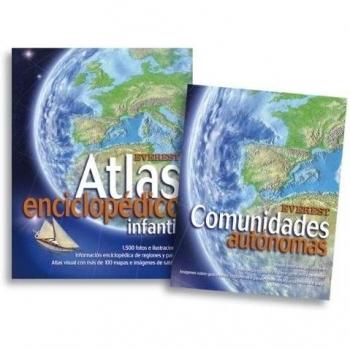 Atlas enciclopédico infantil con separata de las CC.AA. de España
