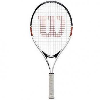 Wilson Raqueta de tenis, Roland Garros Jr 19, Jugador júnior, Azul/blanco/naranja, WR029710H