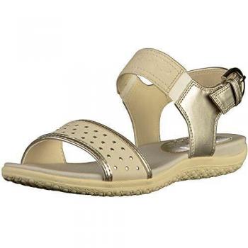 Geox Schuhe D Sand.Vega A Silver-Off White