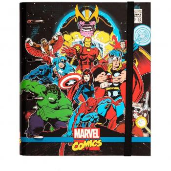 Carpeta 4 Anillas Premium Marvel Avengers Troquelada 26x32 cm