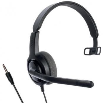 Auriculares IP Axtel AXH-V28PCM Voice Mono NC con cable Jack 3,5mm para teléfono con cancelación de ruido y compatible con softphone.