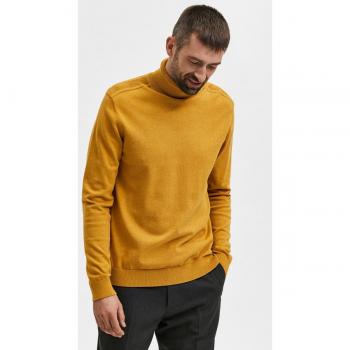 Jersey de hombre cuello vuelto 100% algodón Selected