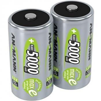 Batería Ansmann Blister 2 X Akku NiMH Mono/D 5000 mAh D / HR20 Níquel-metal hidruro (NiMH)