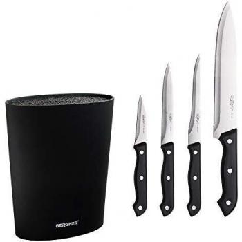 San Ignacio PK1485 Set Cuchillos de Cocina + Tacoma, Acero Inoxidable 18/8
