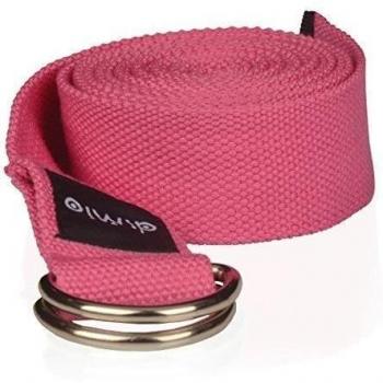 diMio algodón Yoga correa 240 cm de longitud y 5 colores, Pink - pink