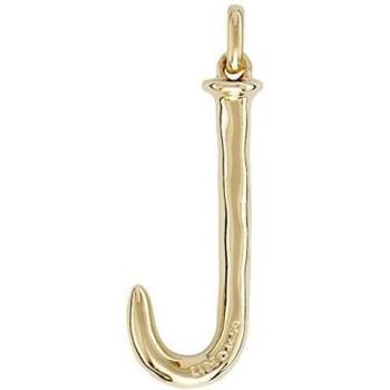 18k Gold-Plated Initial J Pendant