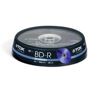 TDK 10 x BD-R 25GB - BD-RE vírgenes