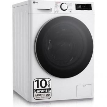 Lavadora LG F4WR6010A1W Carga Frontal 10Kg Clase A -10% 1400 rpm con Función Vapor Blanca SmartHome