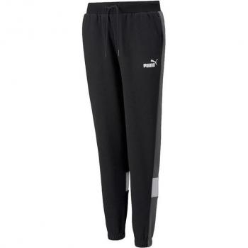Pantalón Deportivo Puma Colorblock Negro Hombre