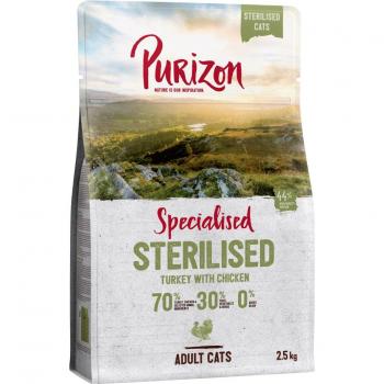 Purizon Adult Sterilised con pollo y pavo, sin cereales - 2,5 kg
