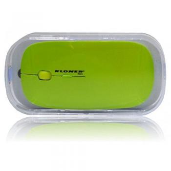 Ratón Óptico Inalámbrico KL-Tech Vuelo en Color Verde