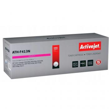 Tóner Activejet ATH-F413N Magenta - Tipo: Tóner; Color: Magenta; Compatibilidad: Impresoras láser; Rendimiento: Aproximadamente 2,500 páginas a 5% de cobertura;