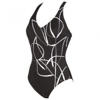 Arena Jane Light Cross Back Bañador 1 Pieza, Mujer, Negro