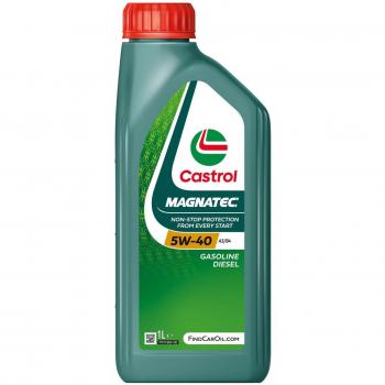 Aceite de Motor CASTROL Magnatec 5W-40 A3/B4 para VW, AUDI y MERCEDES-BENZ - Capacidad: 1L
