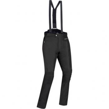 Bering Pantalones de Moto Mujer Siberia Negros - Pantalones textiles impermeables para motocicleta, talla 44