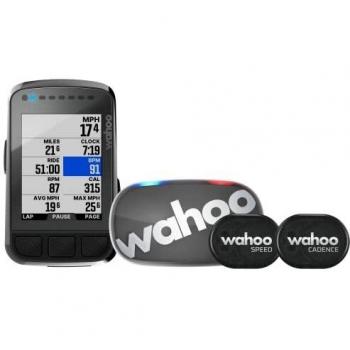 Wahoo Elemnt Bolt Bundle Pack con Sensor de Frecuencia Cardíaca y Velocidad RPM