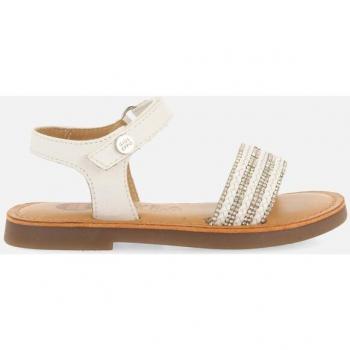 Sandalias Gioseppo Nude Piel Pedrería con Cierre Ajustable