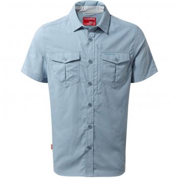 Craghoppers Mens NosiLife Adventure Short Sleeve Button Travel Shirt