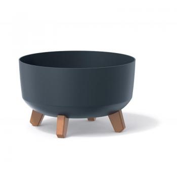 Macetero Gracia Antracita 38x38x19,5 cm Sin Depósito 14,3L